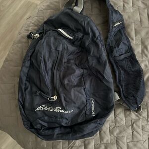 Eddie Bauer Navy Sling Backpack